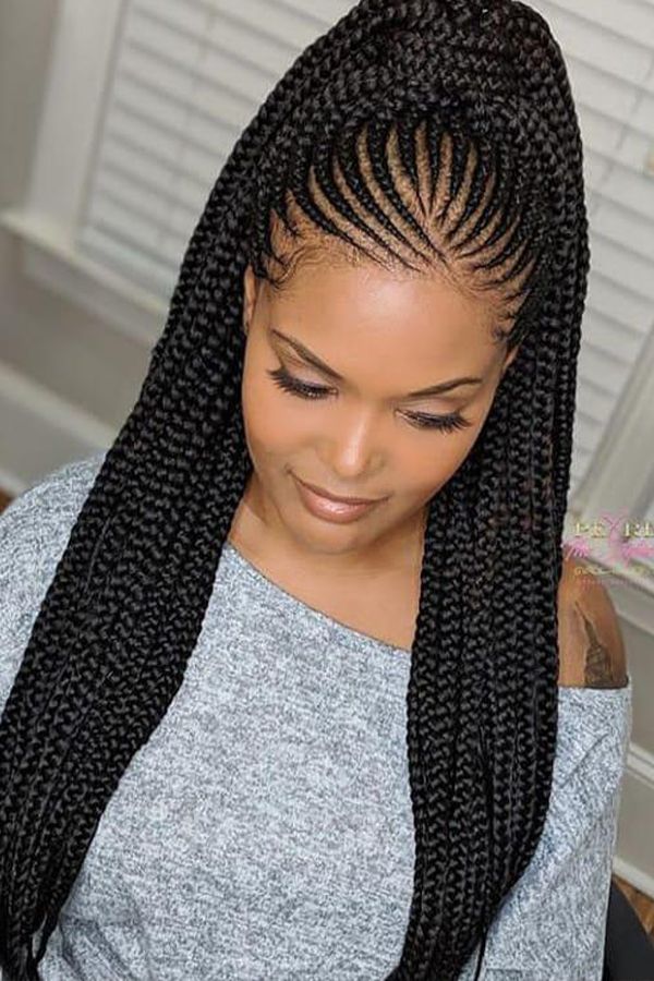 Penteados com Box Braids