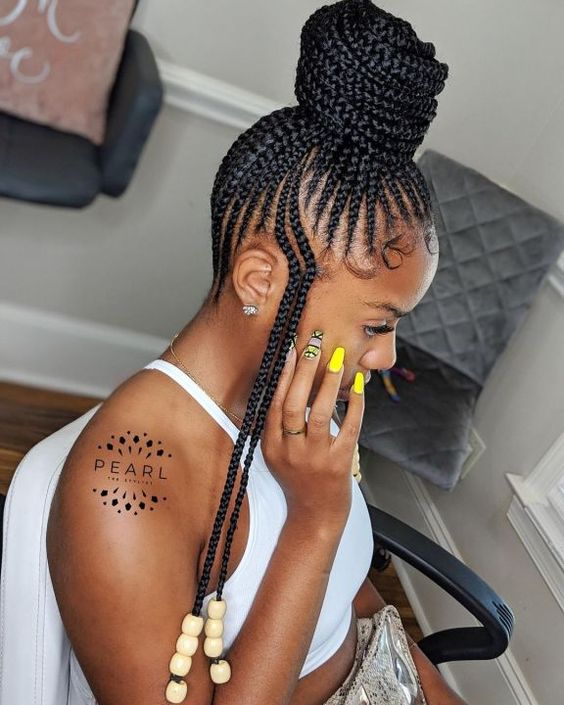 Penteados com Box Braids