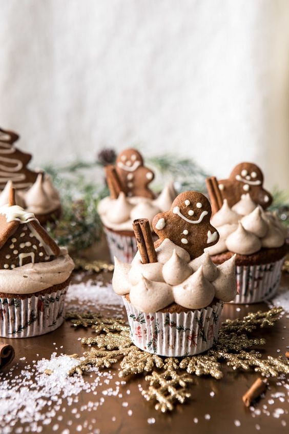 Ideias de Cupcakes de Natal