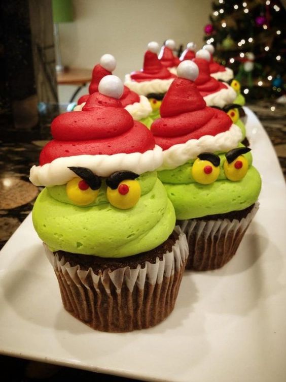 
Ideias de Cupcakes de Natal

