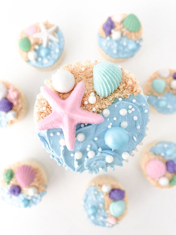 Ideias de Cupcake de Sereia - Foto: Eat Cake Be Merry
