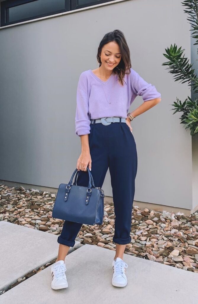 Looks de trabalho com tênis 